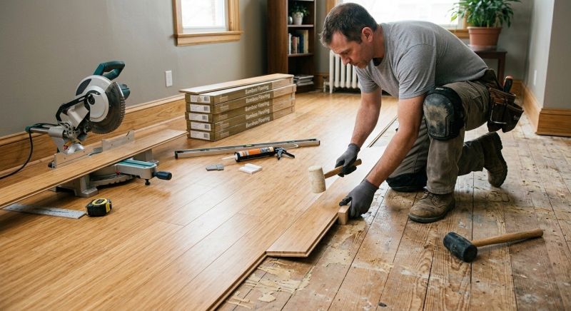 Bamboo Flooring Installation in Saco, ME