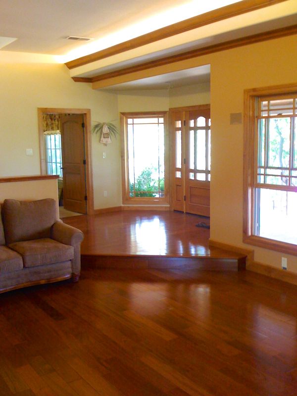 Cherry Floor Installation in Buxton, ME