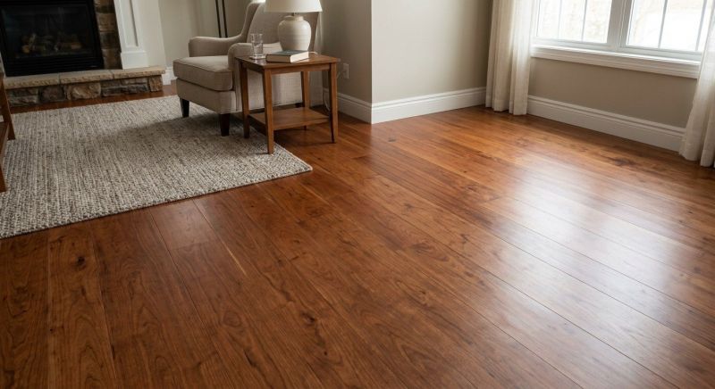 Cherry Floor Installation in Portland, ME