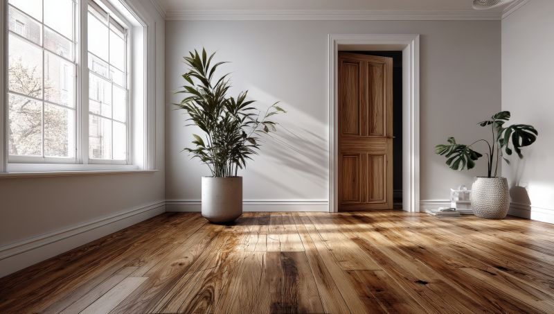 Dark Wood Floor Installation in Saco, ME