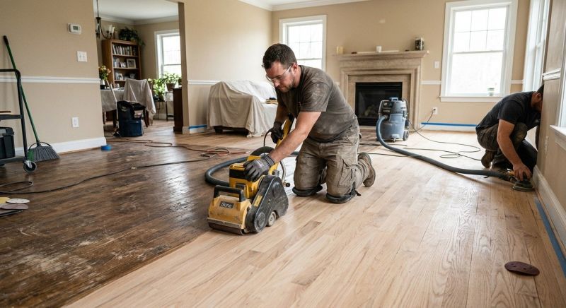 Hardwood Floor Renovation in Saco, ME