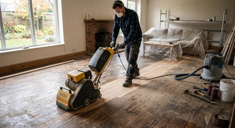 Hardwood Floor Renovation in Saco, ME