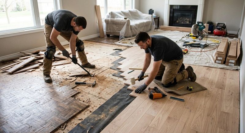 Hardwood Replacement in Steep Falls, ME