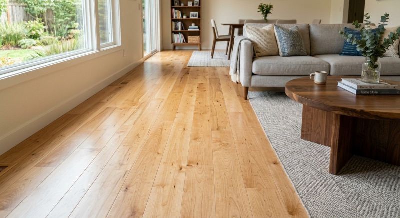 Maple Flooring Installation in Lebanon, ME