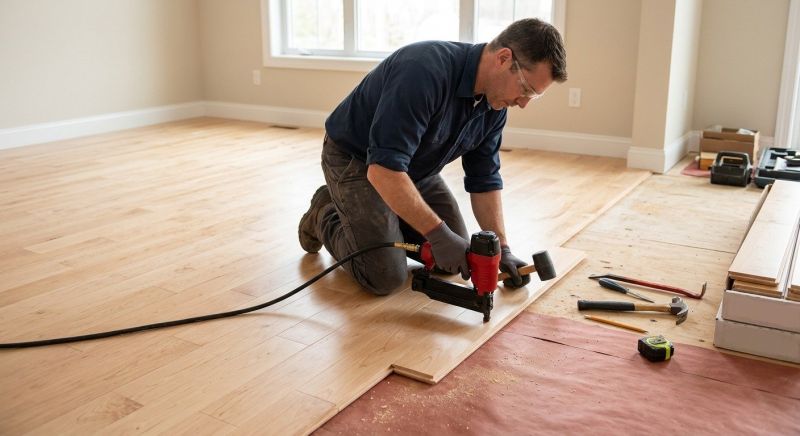 Maple Flooring Installation in North Berwick, ME