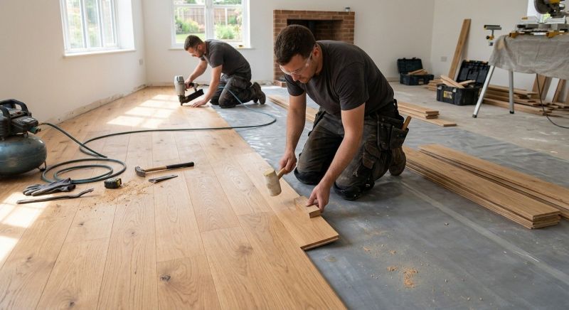 Parquet Flooring Installation in Saco, ME
