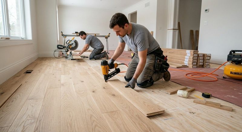 Wood Floor Replacement in Buxton, ME