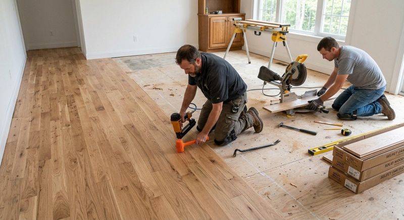 Wood Floor Replacement in Saco, ME
