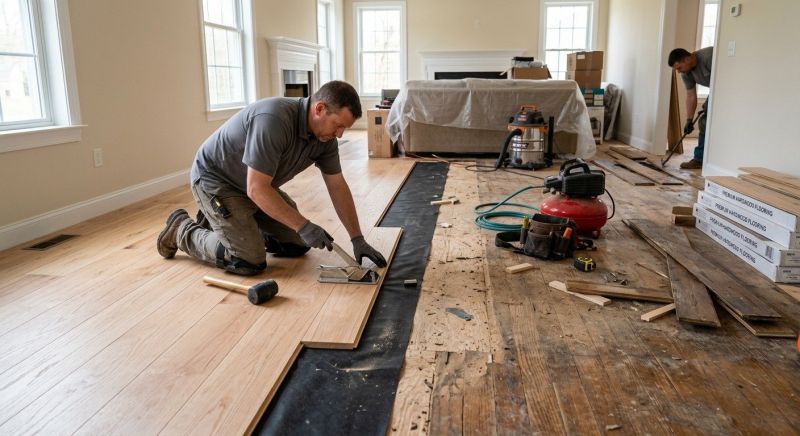 Wood Flooring Installation in Biddeford, ME