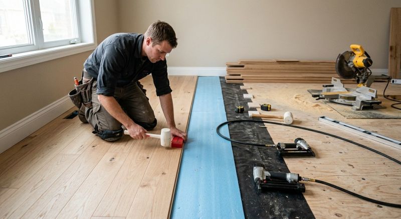 Wood Flooring Installation in Steep Falls, ME