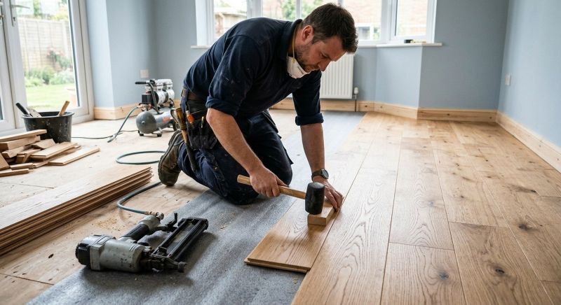 Wood Flooring Installation in Wells, ME